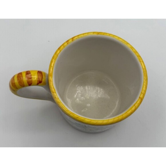 Deruta Italian Ceramic Mug Raffaellesco Dragon Hand Made Pottery Coffee Mug - Picture 6 of 9